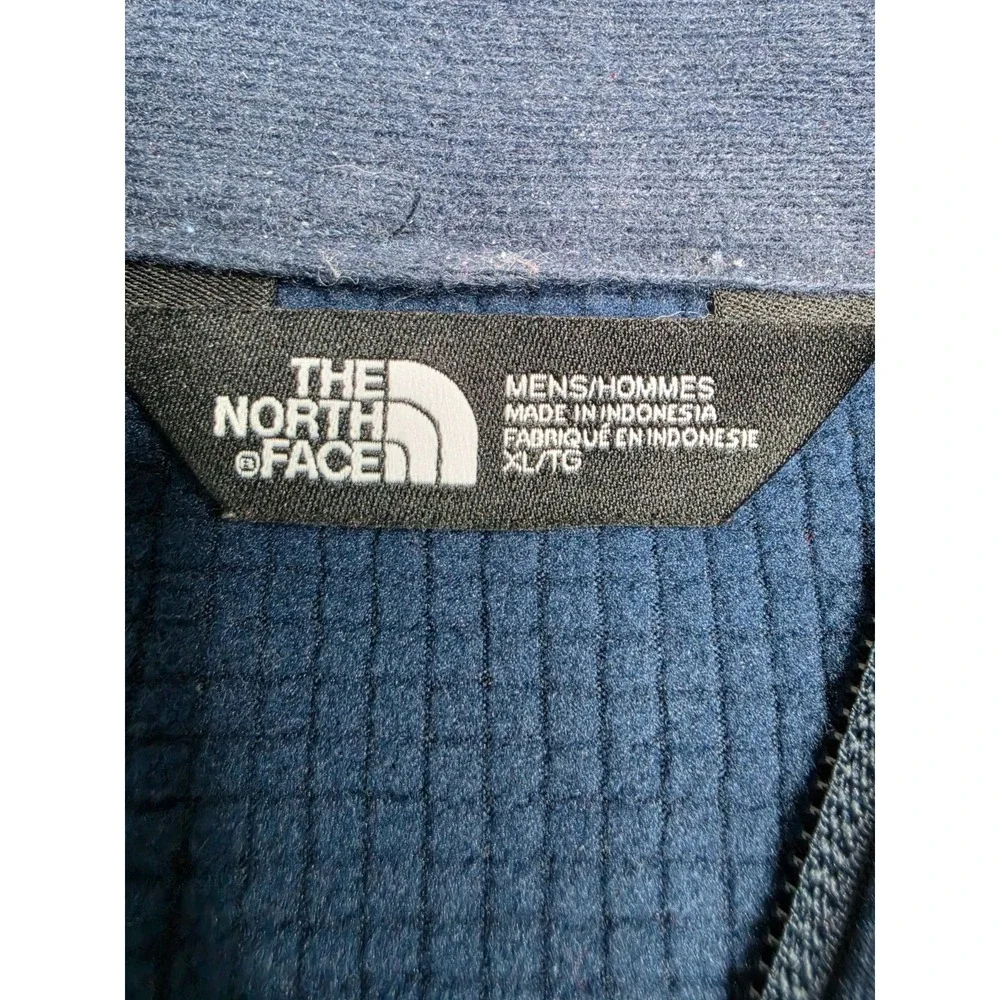 The North Face Jacket Mens XL Navy Waffle Lined Charles River Nevada Embroidered